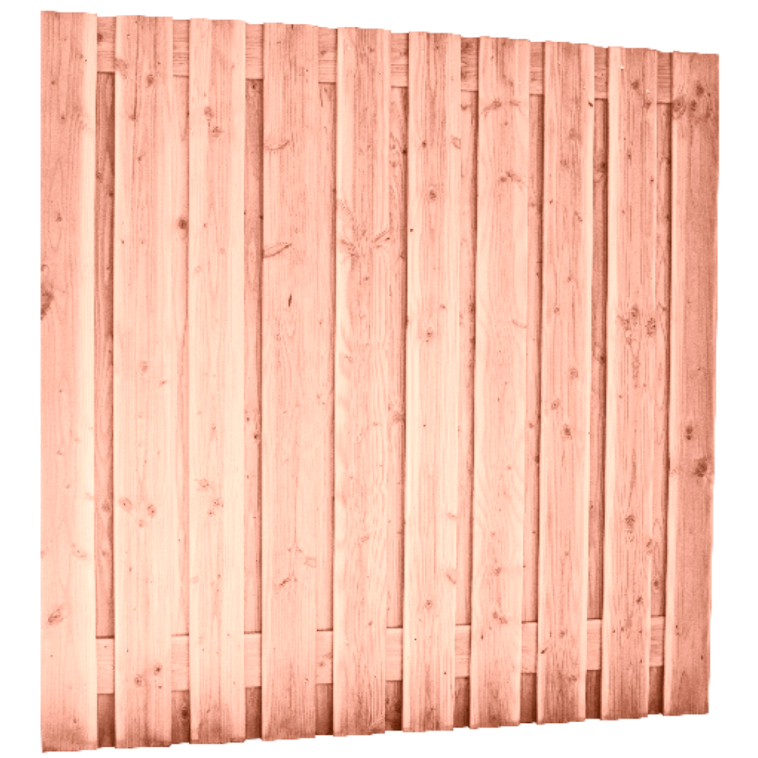 Houten schutting Douglas 21 planks 180x180 cm