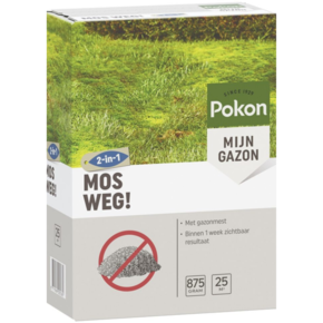 Pokon mos weg