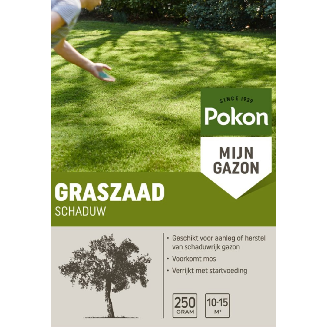 Pokon graszaad schaduw
