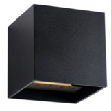 GardenLights vierkante muurlamp Mauri - 12 volt LED