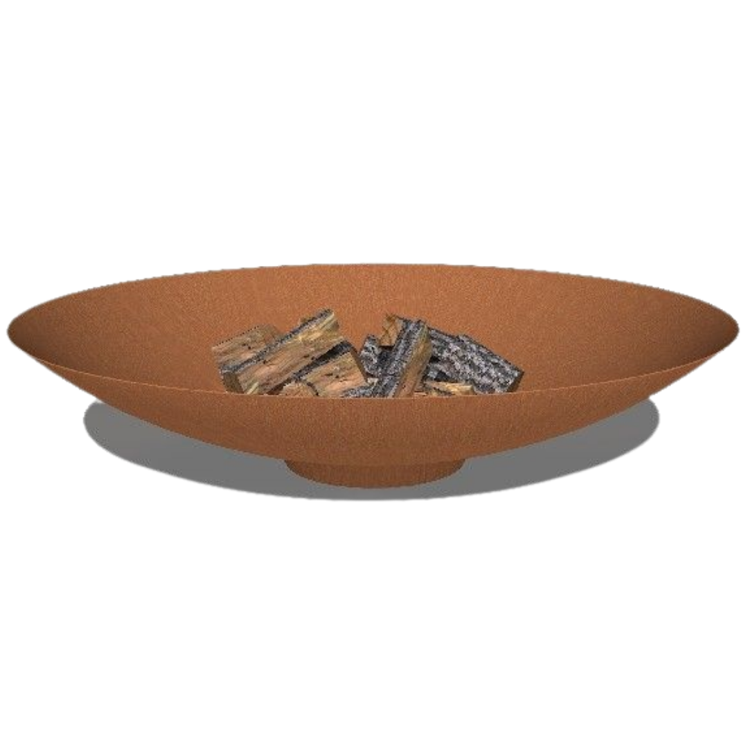 Vuurschaal cortenstaal 60x14 cm