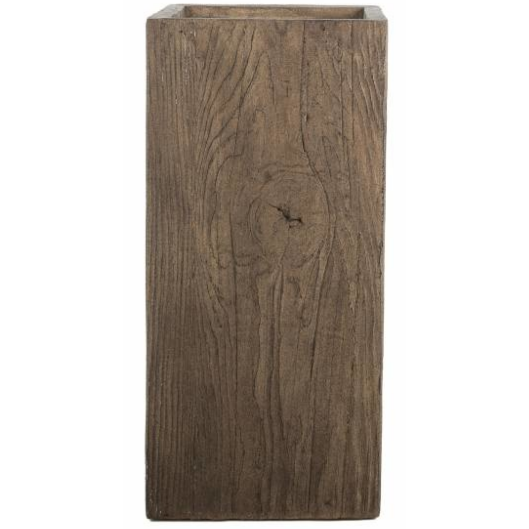 Galant plantenbak houtkleur (L)28 x (B)28 x (H)60 cm