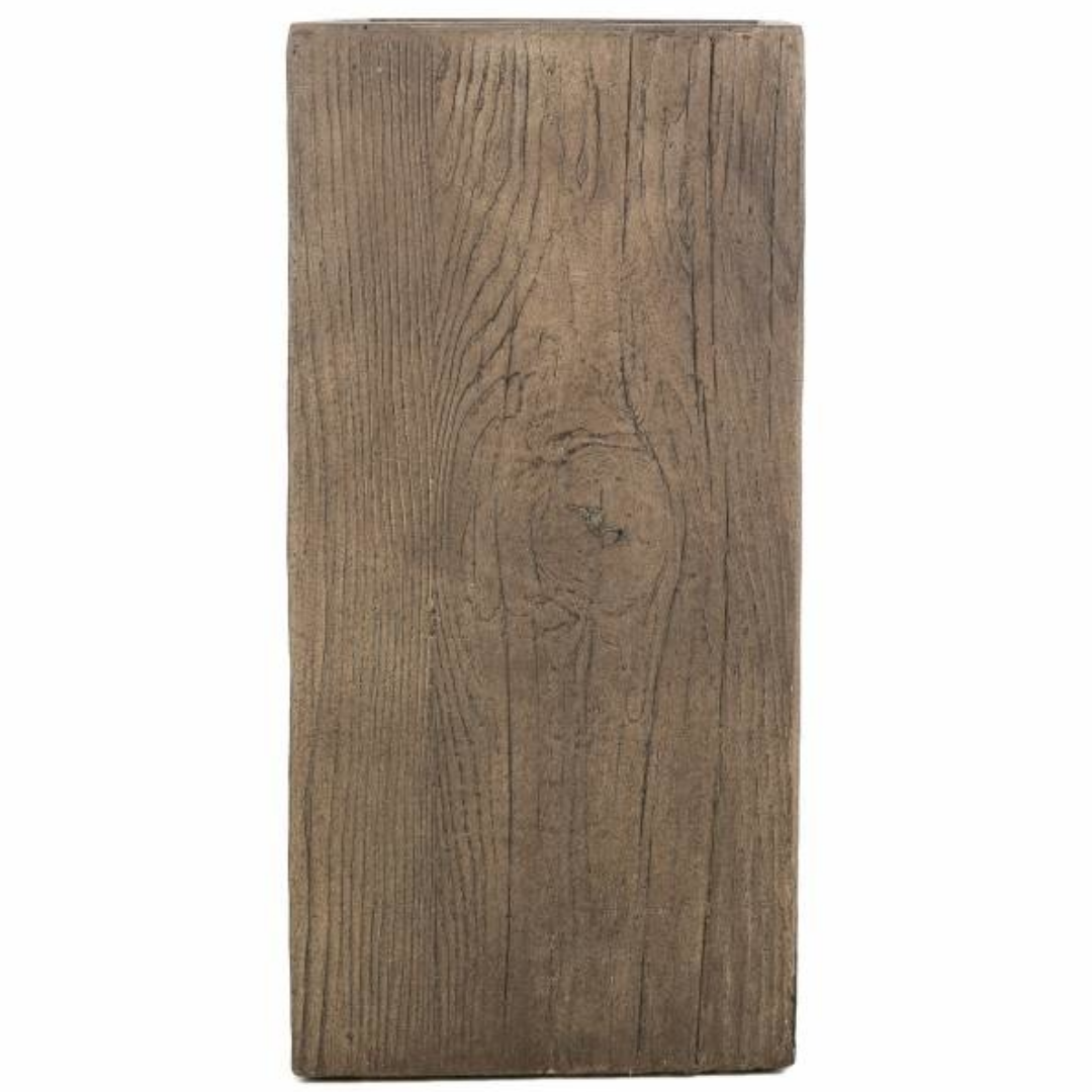Galant plantenbak houtkleur (L)34 x (B)34 x (H)70 cm