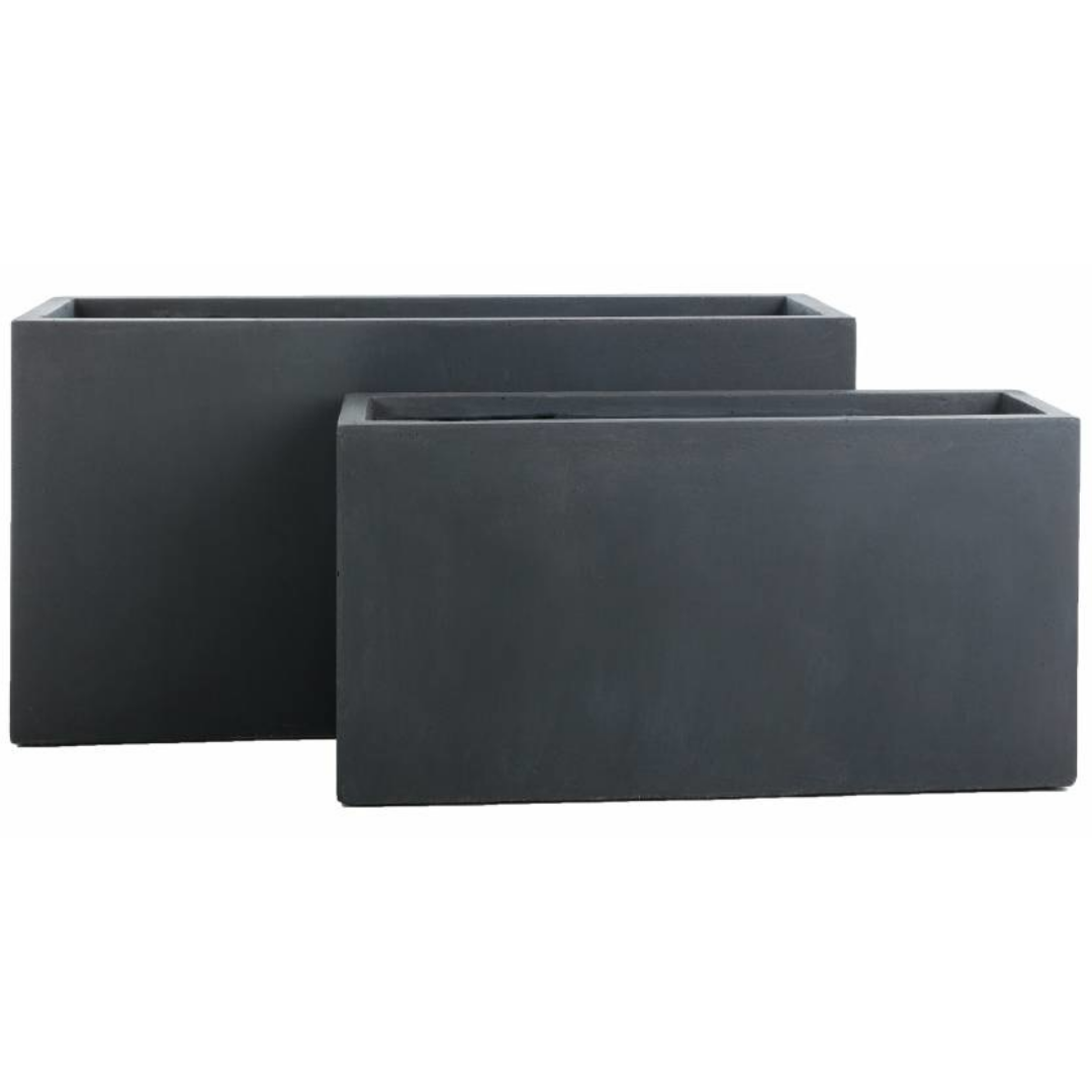 Ivara plantenbak antraciet (L)80 x (B)23 x (H)40 cm