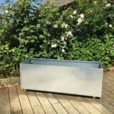 Grönfeld plantenbak op wielen gegalvaniseerd - Hoogte 40 cm