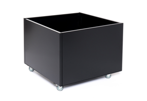 Grönfeld plantenbak op wielen zwart - Hoogte 40 cm