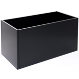 Grönfeld plantenbak op wielen zwart - Hoogte 40 cm