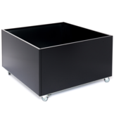 Grönfeld plantenbak op wielen zwart - Hoogte 40 cm