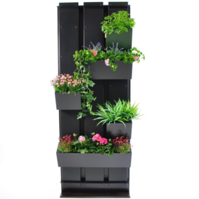 Grönfeld GRO Wall plantenwand zwart - inclusief wandbakken
