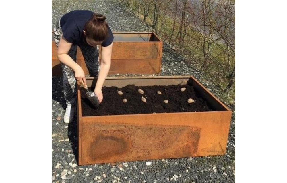 Grönfeld moestuinbak metaal - div. maten