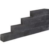 Lineablock 15 x 15 x 60 cm - Black (antraciet)