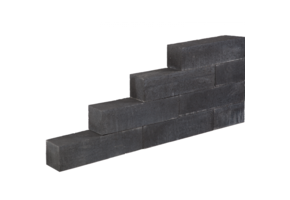 Lineablock 15 x 15 x 60 cm - Black (antraciet)