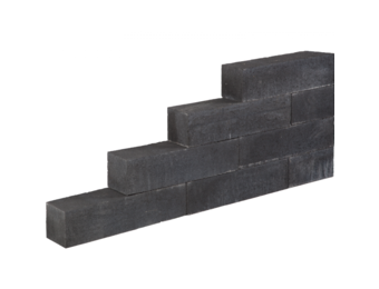 Lineablock 15 x 15 x 60 cm - Black (antraciet)