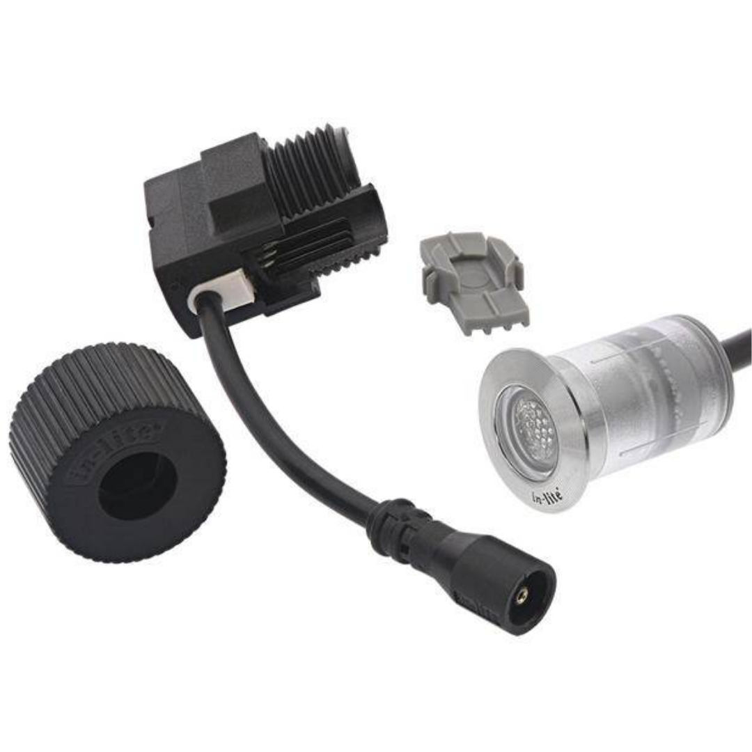 in-lite inbouwspotje Hyve 22 mm - RVS - 12 volt LED
