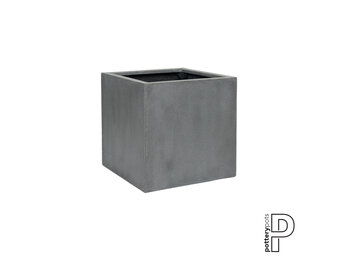 Plantenbak Block - Grijs (L)40 x (B)40 x (H)40 cm