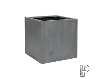 Plantenbak Block - Grijs (L)60 x (B)60 x (H)60 cm