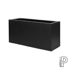 Plantenbak Jort - Zwart (L)100 x (B)40 x (H)50 cm