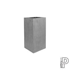 Plantenbak Bouvy - Grijs (L)40 x (B)40 x (H)80 cm