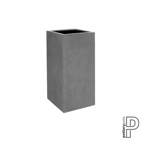 Plantenbak Bouvy - Grijs (L)50 x (B)50 x (H)100 cm