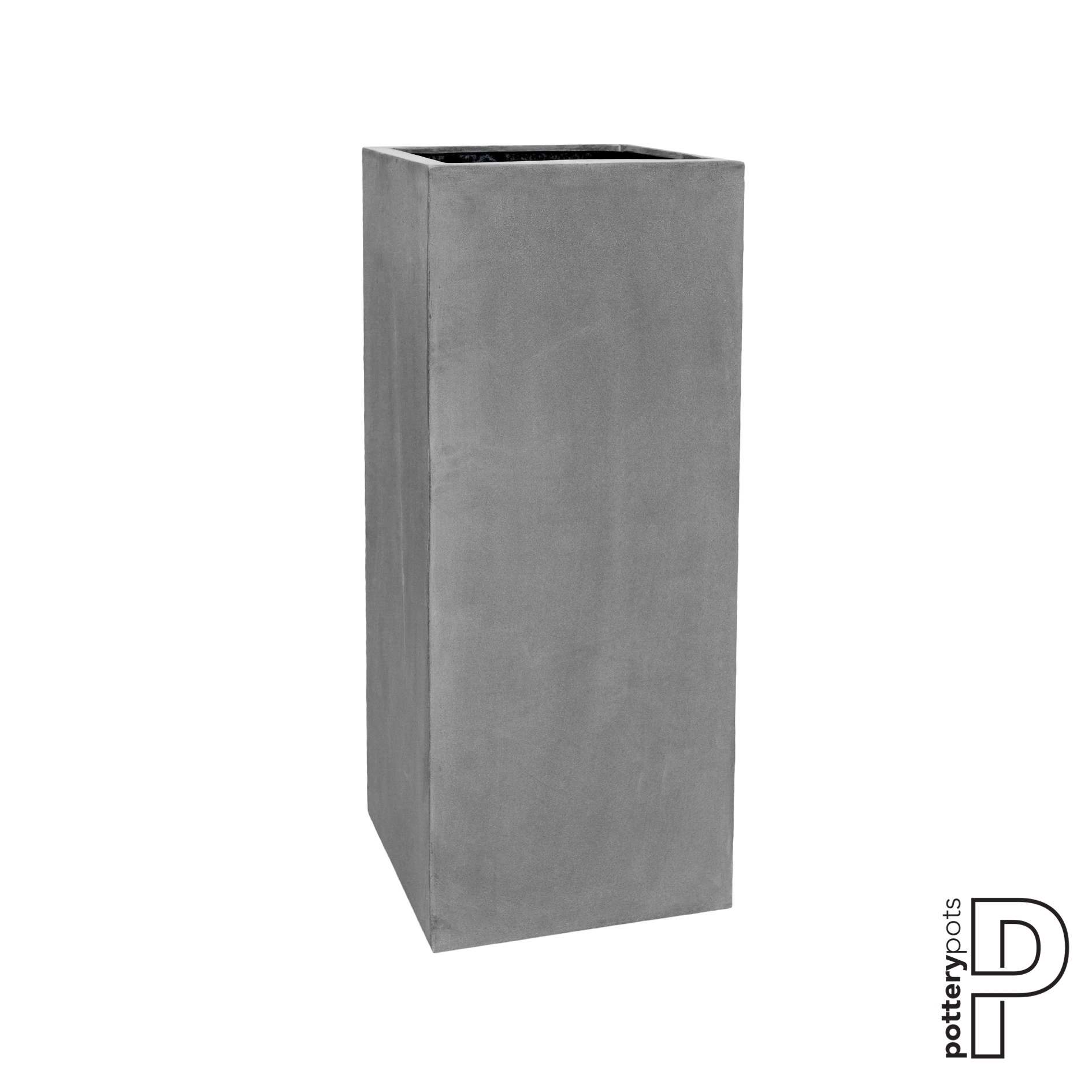 Plantenbak Bouvy - Grijs (L)50 x (B)50 x (H)120 cm