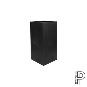 Plantenbak Bouvy - Zwart (L)40 x (B)40 x (H)80 cm