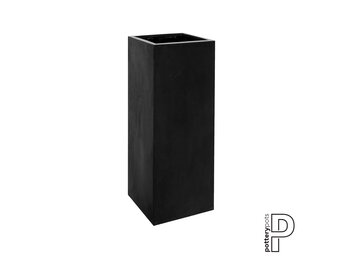 Plantenbak Bouvy - Zwart (L)50 x (B)50 x (H)120 cm