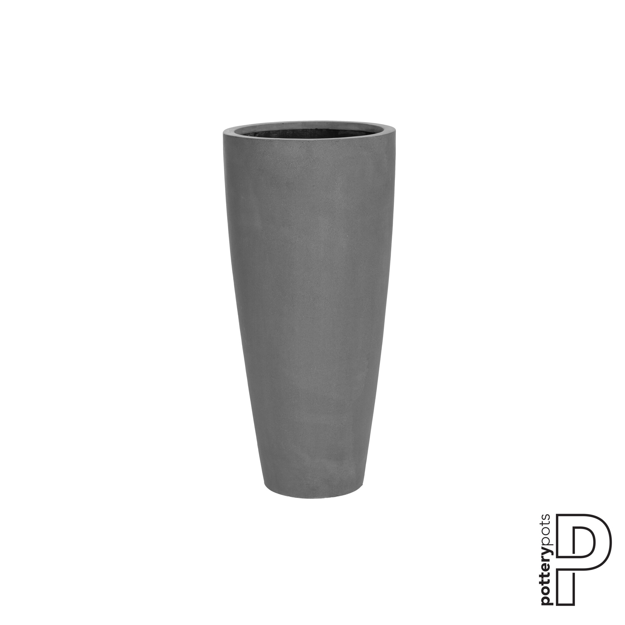 Plantenbak Dax - Grijs Ø37 x (H)80 cm