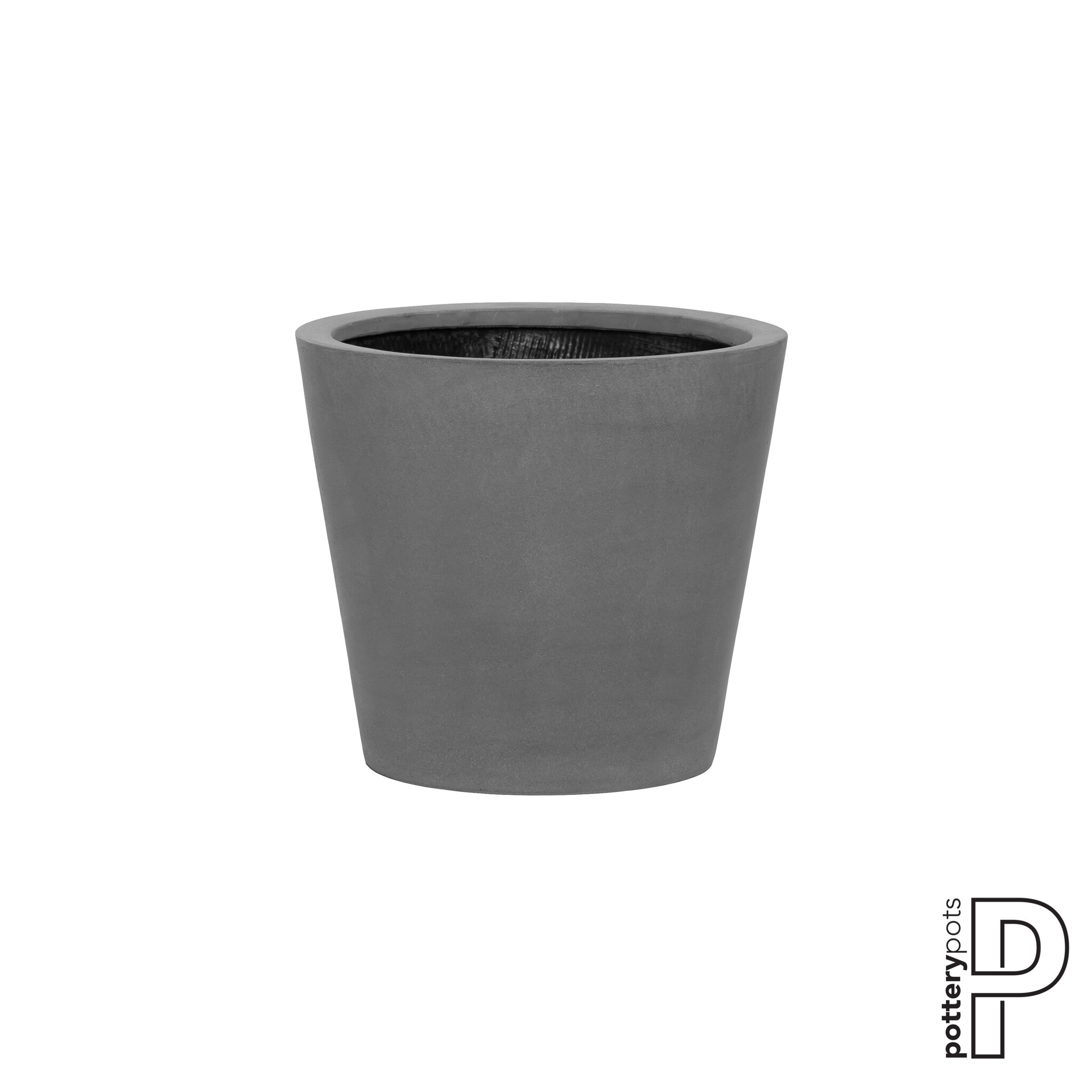 Plantenbak Bucket - Grijs Ø40 x (H)35 cm