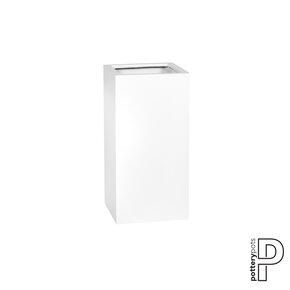 Plantenbak Bouvy - Mat wit (L)30 x (B)30 x (H)60 cm