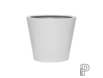 Plantenbak Bucket - Glanzend wit Ø58 x (H)50 cm