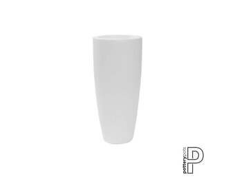 Plantenbak Dax - Mat wit Ø37 x (H)80 cm