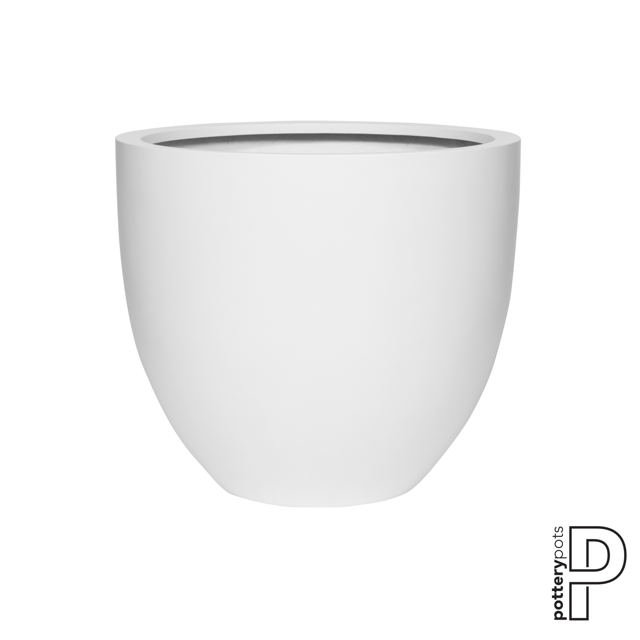 Plantenbak Jesslyn - Mat wit Ø60 x (H)52 cm