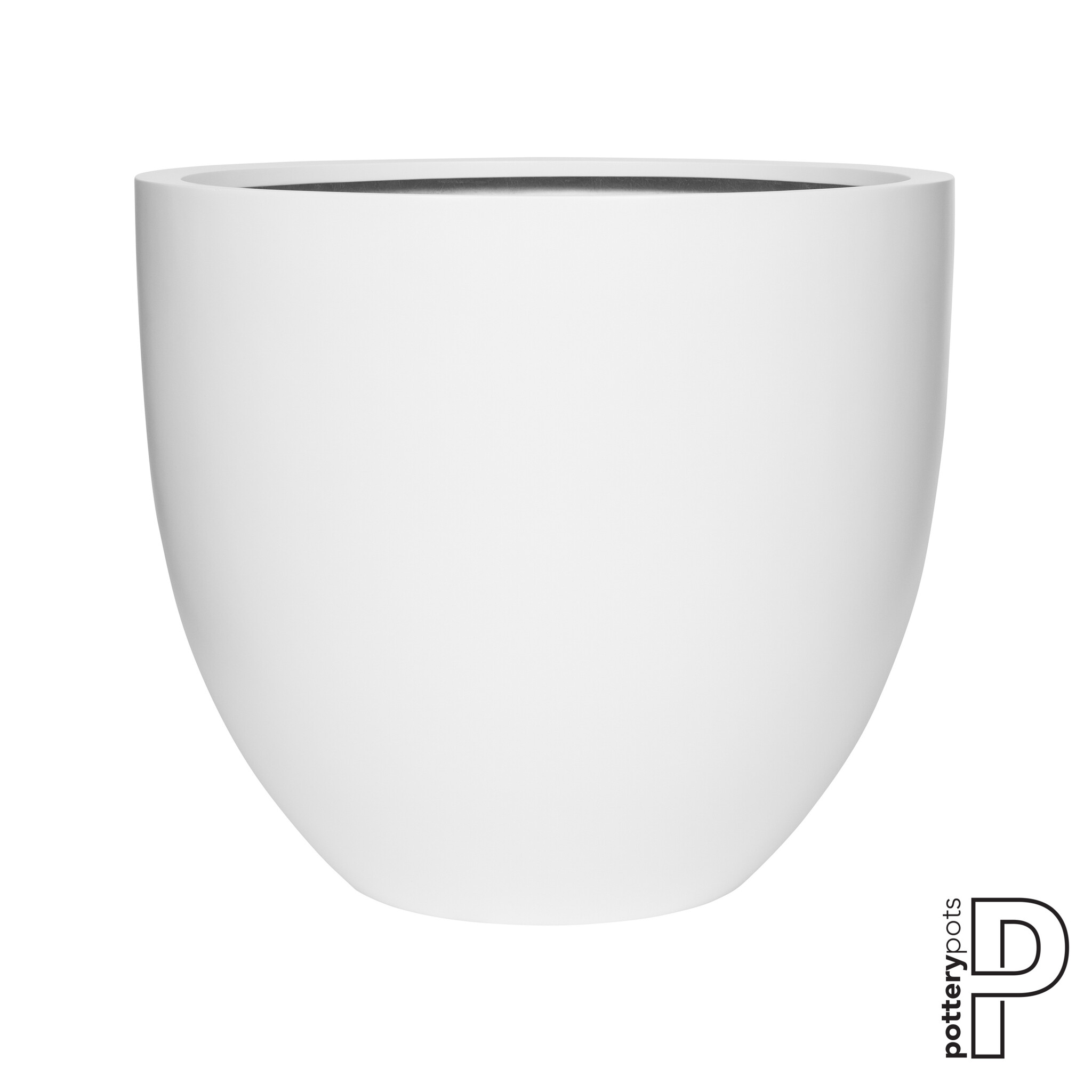 Plantenbak Jesslyn - Mat wit Ø70 x (H)61 cm