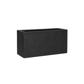 Plantenbak Jort - Middernacht zwart (L)80 x (B)30 x (H)40 cm