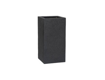 Plantenbak Bouvy - Middernacht zwart (L)30 x (B)30 x (H)60 cm