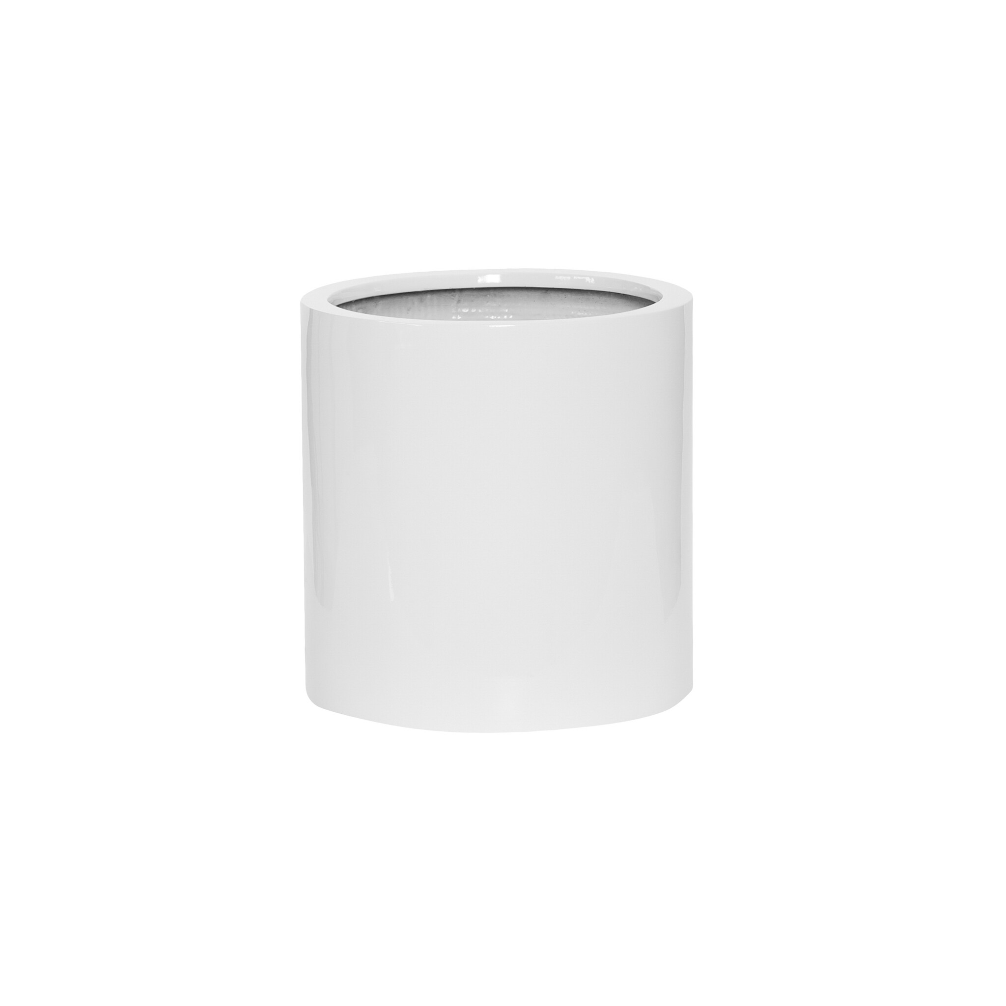 Plantenbak Max - Mat wit Ø24 x (H)30 cm