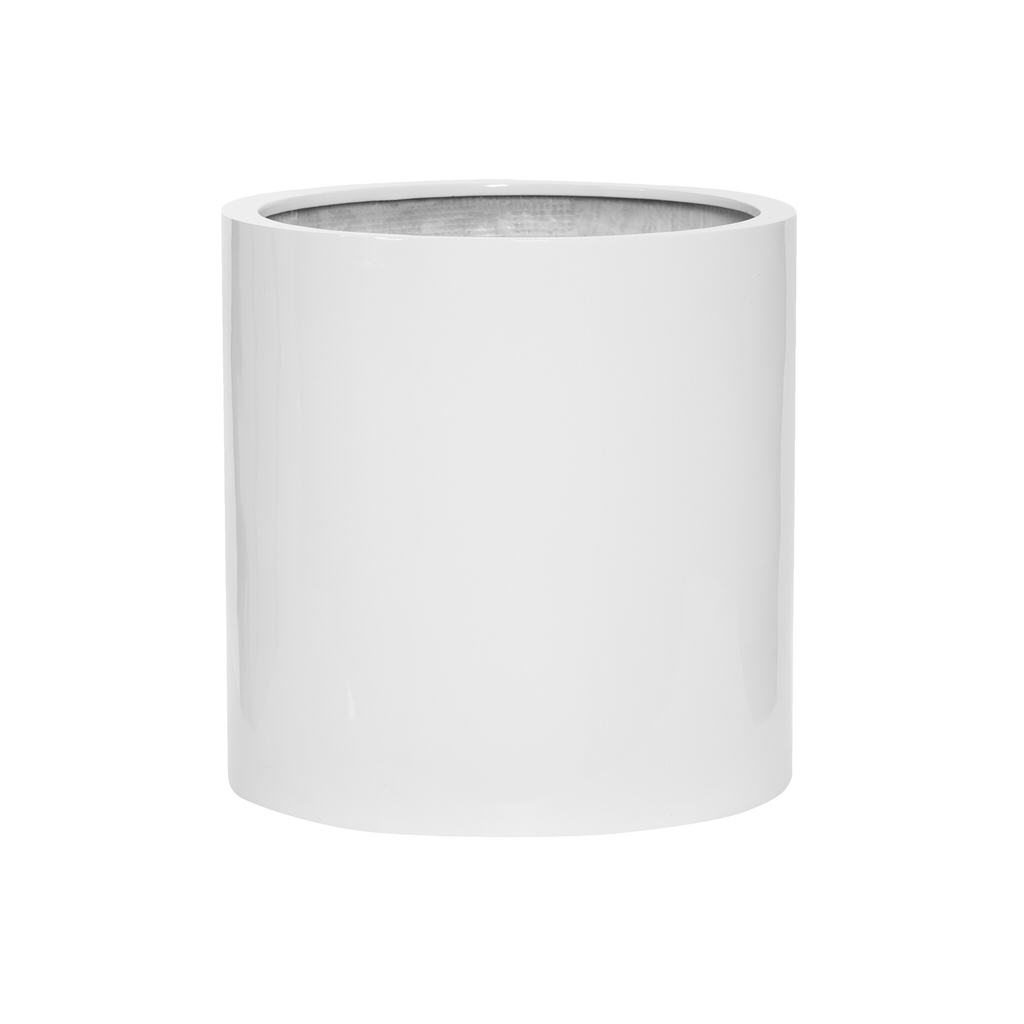 Plantenbak Max - Mat wit Ø43 x (H)43 cm