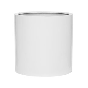 Plantenbak Max - Mat wit Ø50 x (H)50 cm