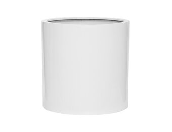 Plantenbak Max - Mat wit Ø50 x (H)50 cm