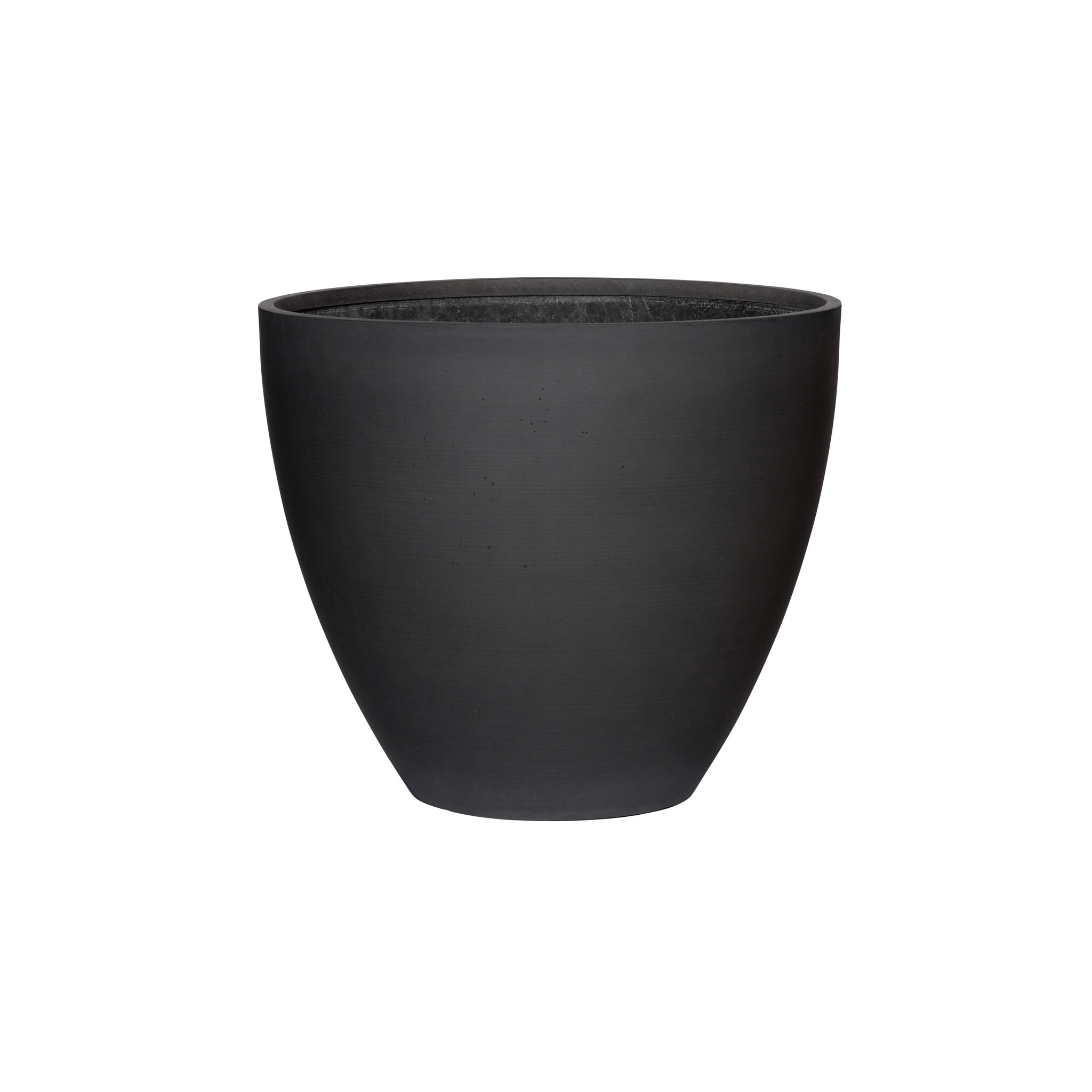 Plantenbak Jesslyn - Vulkaan zwart  Ø50 x (H)44 cm