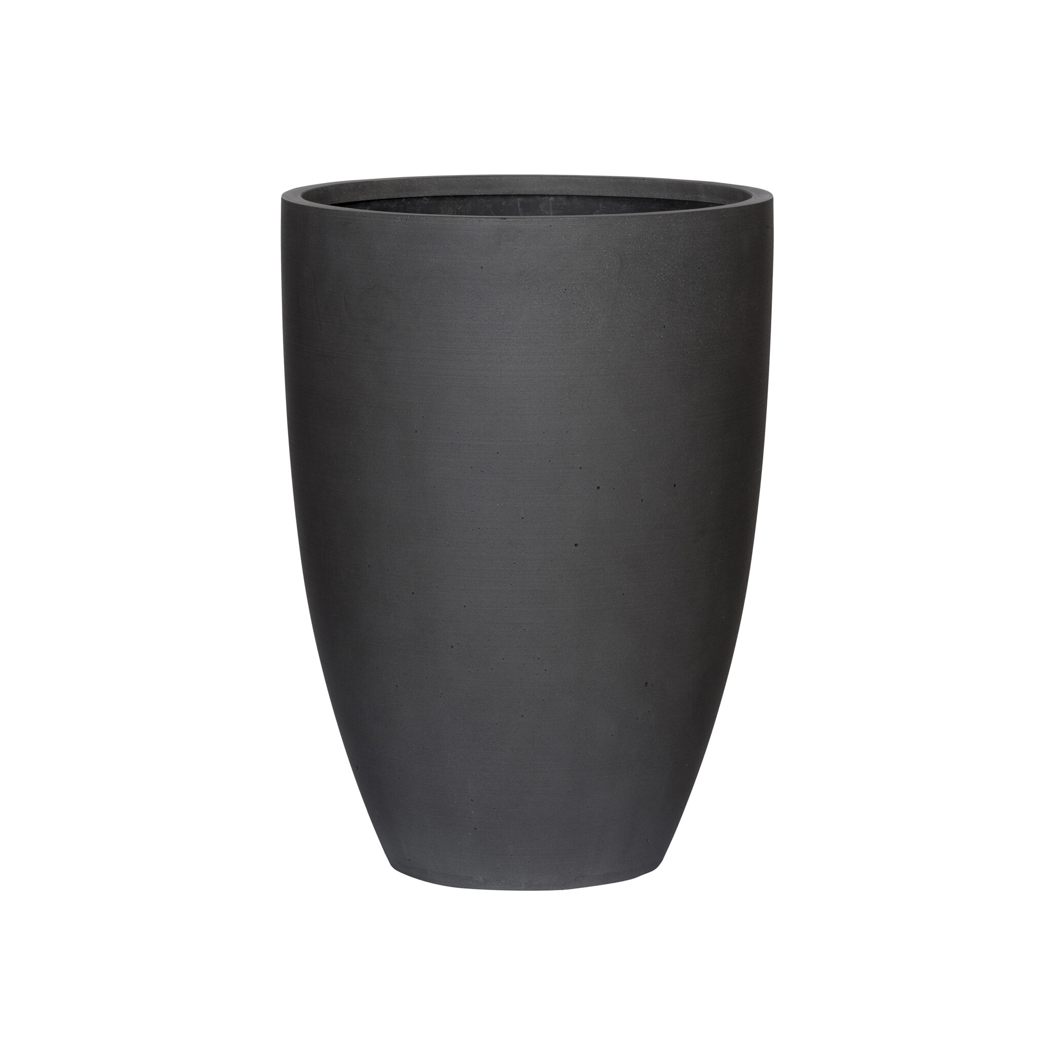 Plantenbak Ben - Vulkaan zwart  Ø40 x (H)55 cm