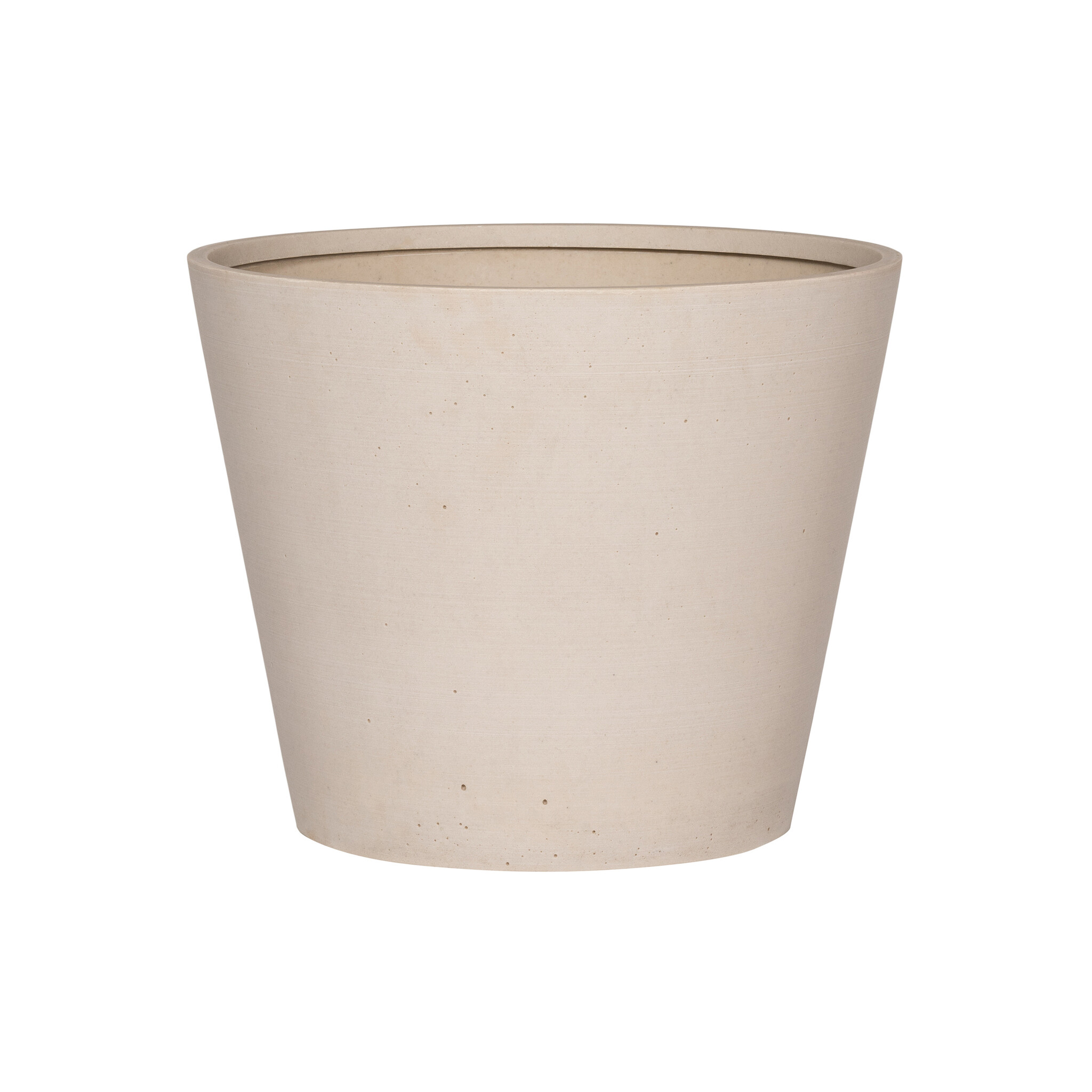 Plantenbak Bucket - Naturel wit  Ø50 x (H)40 cm