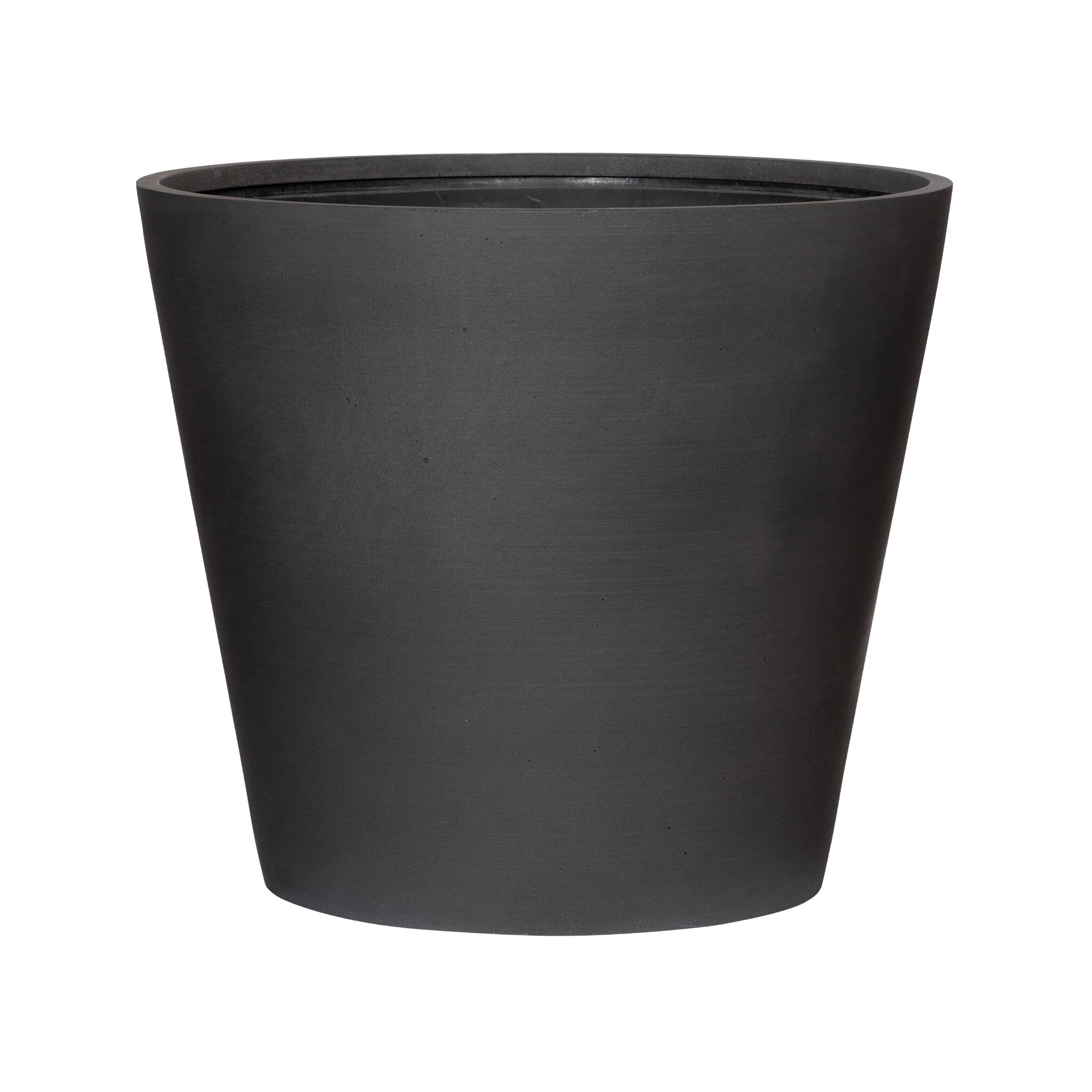 Plantenbak Bucket - Vulkaan zwart  Ø58 x (H)50 cm