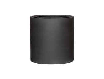 Plantenbak Max - Vulkaan zwart  Ø42,5 x (H)42,5 cm