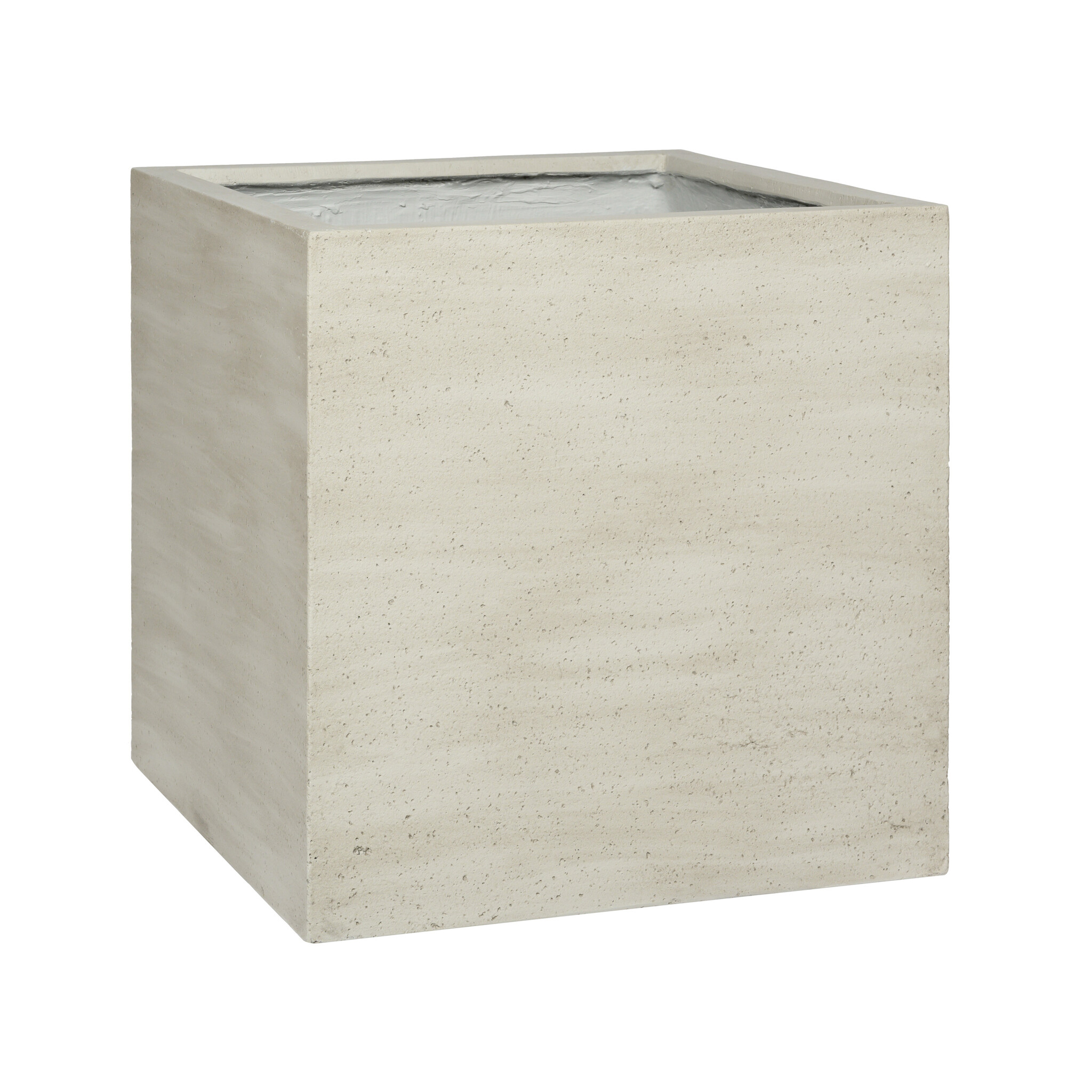 Plantenbak Block - Beige (L)50 x (B)50 x (H)50 cm