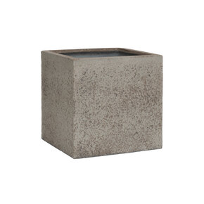 Plantenbak Block - Grijs (L)40 x (B)40 x (H)40 cm