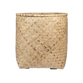 Plantenbak Zayn - Bamboe Ø75 x (H)80 cm