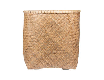 Plantenbak Zayn - Bamboe Ø90 x (H)90 cm