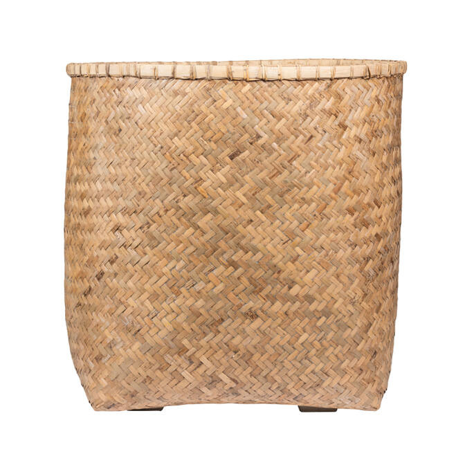 Plantenbak Zayn - Bamboe Ø90 x (H)90 cm