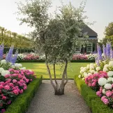 Steeneik - Quercus Ilex - meerstammig wilde vorm